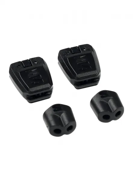Šnúrky do topánok Salomon Quicklace Kit - silver/black