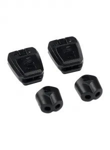 Šnúrky do topánok Salomon Quicklace Kit - silver/black