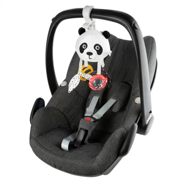 CANPOL BABIES Hračka senzorická závesná cestovná Panda s klipom BabiesBoo