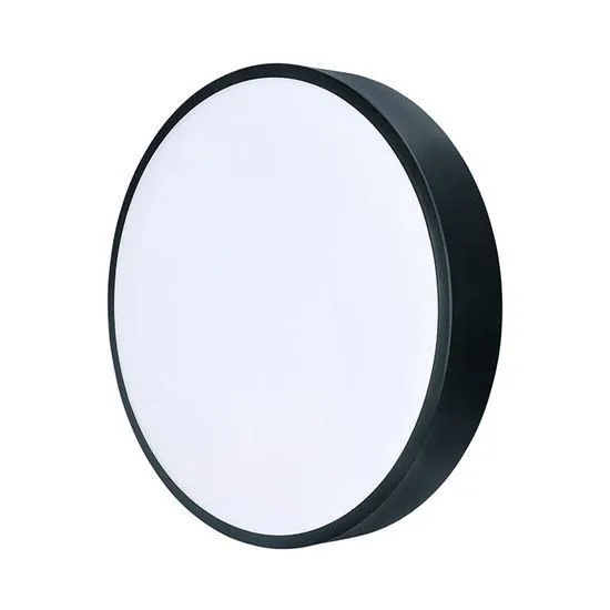 Solight LED stropní osvětlení LECCE, 3CCT, 36W, 2100lm, 30cm, 3000/4000/6000K, černá
