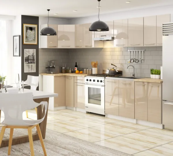 Ak furniture Kuchyňská skříňka Olivie S 60 cm 2D bílá/cappuccino