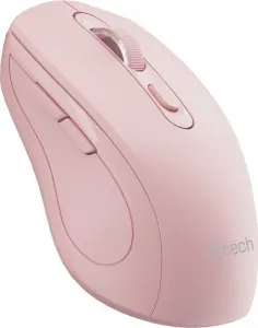 Myš C-TECH WLM-12 Dual mode, bezdrátová, BT5.0 + 2,4GHz, 1600DPI, 6 tlačítek, USB nano receiver, růžová