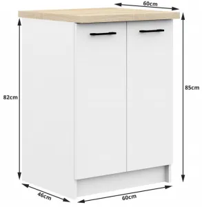 Kuchynská linka OLIWIA 2.4 m biela