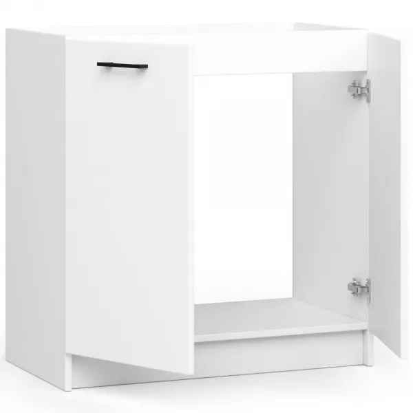 Ak furniture Kuchynská skrinka pod drez Olivia S 80 cm biela