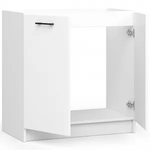 Ak furniture Kuchynská skrinka pod drez Olivia S 80 cm biela