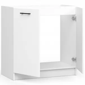 Ak furniture Kuchynská skrinka pod drez Olivia S 80 cm biela