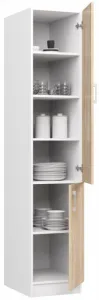 Ak furniture Kuchynská skrinka S 40cm Artus biela/sonoma