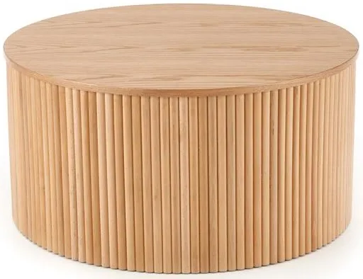 HALMAR Okrúhly konferenčný stolík WOODY prírodný