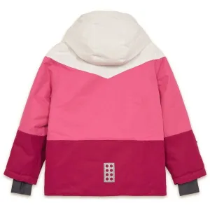 LEGO&reg; kidswear LWJESTED 708 JACKET Detská lyžiarska bunda, ružová, veľkosť
