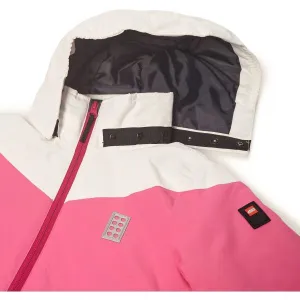 LEGO&reg; kidswear LWJESTED 708 JACKET Detská lyžiarska bunda, ružová, veľkosť