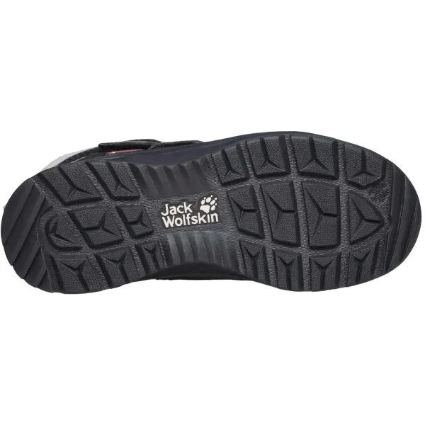 Jack Wolfskin POLAR BEAR-B TEXAPORE MID VC J Detská zimná obuv, čierna, veľkosť