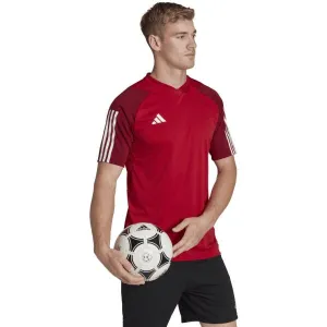 adidas TIRO 23 JSY Pánsky futbalový dres, červená, veľkosť