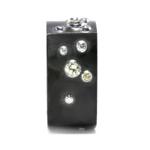 Blink-Blink Netradičný drevený prsteň s diamantmi v ružovom zlate 0.544 ct1941RDRB