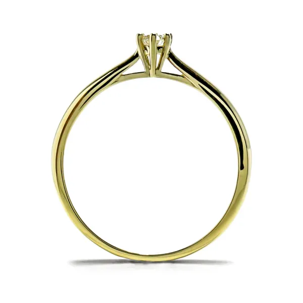 Blink-Blink Zásnubný zlatý prsteň s diamantom 0.10 ct1010ZDG-2