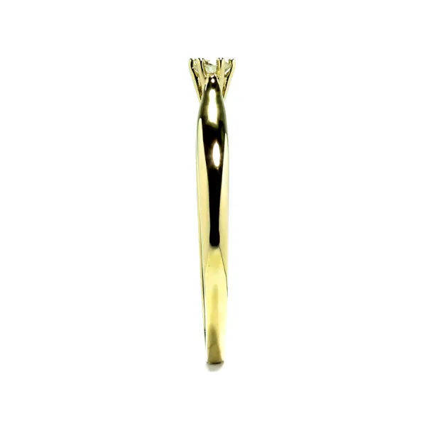 Blink-Blink Zásnubný zlatý prsteň s diamantom 0.10 ct1010ZDG-2