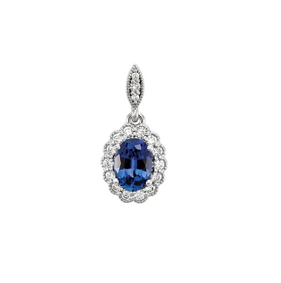 Blink-Blink Žiarivý diamantový prívesok so Zafírom4260BZZS