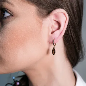 Blink-Blink Náušnice zo žltého zlata so Záhnedou3382ZZaG