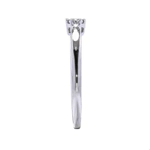 Blink-Blink Zásnubný prsteň z bieleho zlata s diamantom 0.02 ct1181BDG