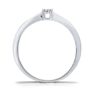 Blink-Blink Zásnubný prsteň z bieleho zlata 0.02 ct1180BDG