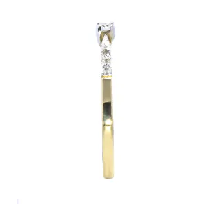 Blink-Blink Zlatý prsteň s diamantmi 0.11 ct1406ZDG