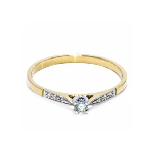 Blink-Blink Zlatý prsteň s diamantmi 0.11 ct1406ZDG