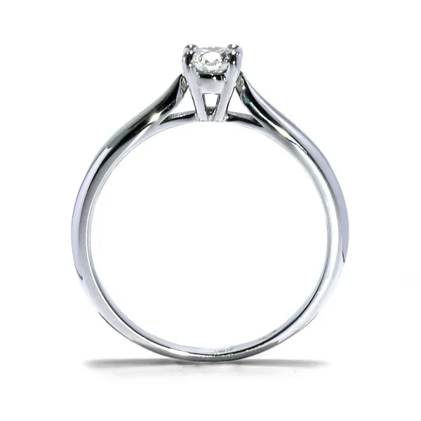 Blink-Blink Zásnubný prsteň z bieleho zlata s diamantom 0.30 ct1130BDG