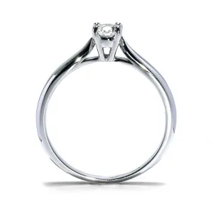 Blink-Blink Zásnubný prsteň z bieleho zlata s diamantom 0.30 ct1130BDG