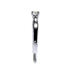Blink-Blink Zásnubný prsteň z bieleho zlata s diamantom 0.30 ct1130BDG