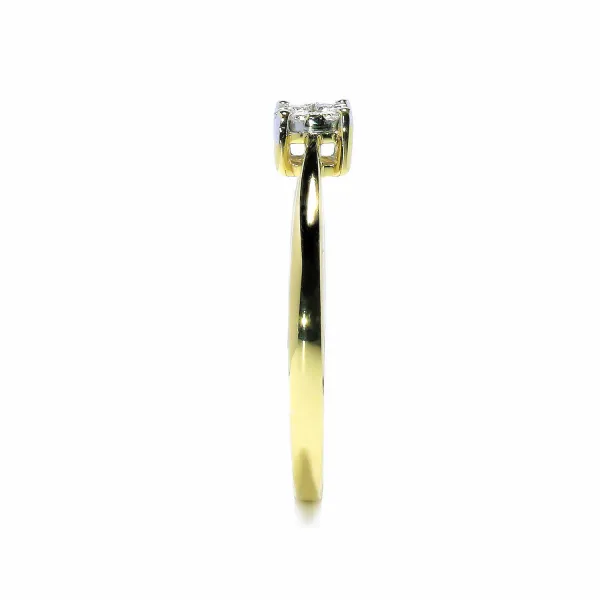 Blink-Blink Zlatý diamantový prstienok 0.08 ct1446ZDG