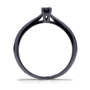 Blink-Blink Zlatý prsteň s čiernym diamantom 0.19 ct1079CDG