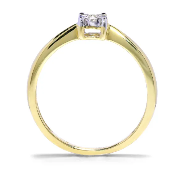 Blink-Blink Zlatý diamantový prstienok 0.08 ct1446ZDG
