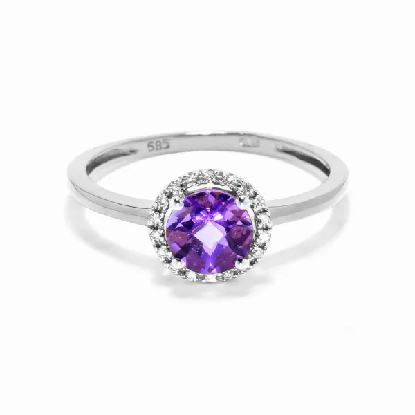 Blink-Blink Prsteň s diamantami a Ametystom2218BAG