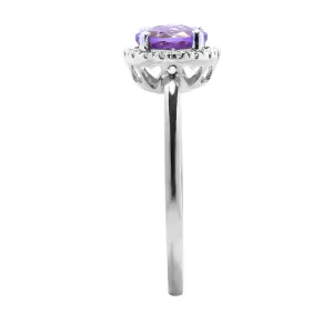 Blink-Blink Prsteň s diamantami a Ametystom2218BAG