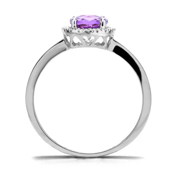Blink-Blink Prsteň s diamantami a Ametystom2218BAG