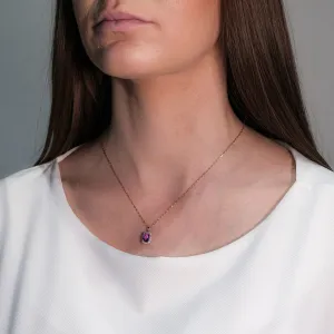Blink-Blink Zlatý diamantový prívesok s Ametystom4222BAG