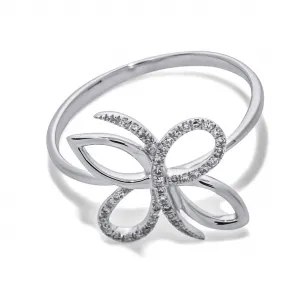 Blink-Blink Prsteň z bieleho zlata s diamantmi 0.117 ct1658BDA