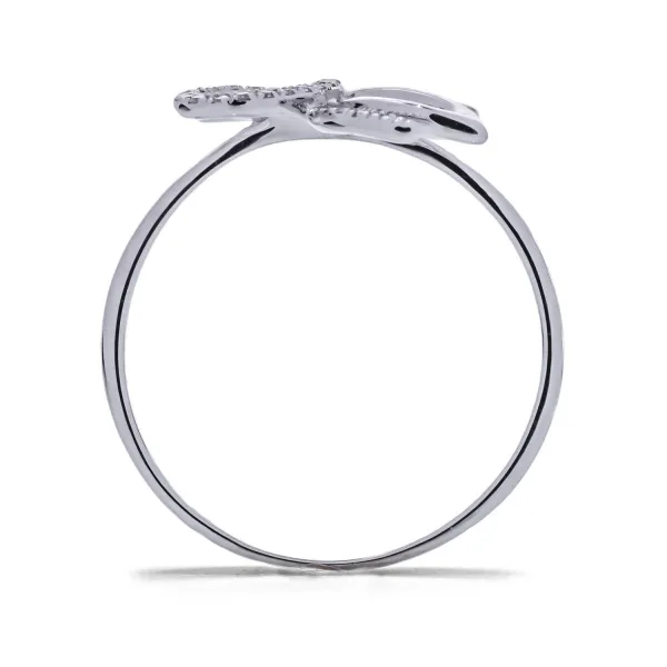 Blink-Blink Prsteň z bieleho zlata s diamantmi 0.117 ct1658BDA