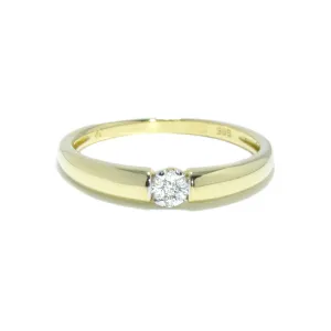 Blink-Blink Zlatý zásnubný prsteň s diamantmi 0.06 ct1302ZDG