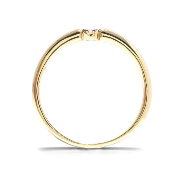 Blink-Blink Zlatý zásnubný prsteň s diamantmi 0.06 ct1302ZDG
