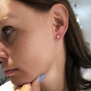 Blink-Blink Očarujúce diamantové náušnice biele zlato 0.24 ct3034BDG