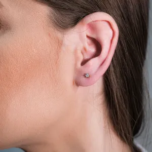 Blink-Blink Očarujúce diamantové náušnice zo žltého zlata 0.20 ct3020ZDG