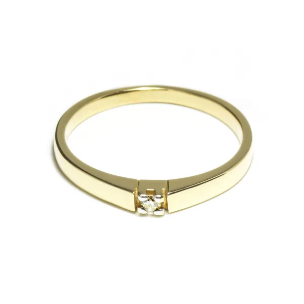 Blink-Blink Zásnubný prstienok s diamantom 0.03 ct1304ZDG
