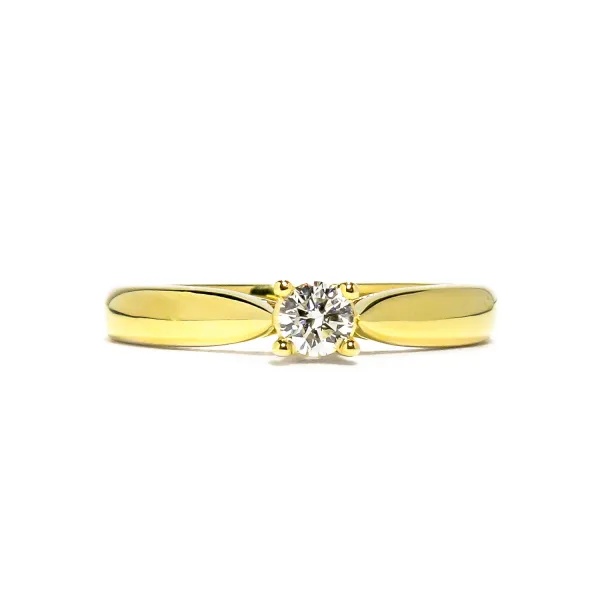 Blink-Blink Zásnubný zlatý prsteň s diamantom 0.20 ct1120ZDG