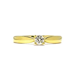 Blink-Blink Zásnubný zlatý prsteň s diamantom 0.20 ct1120ZDG
