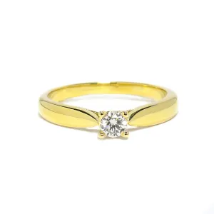 Blink-Blink Zásnubný zlatý prsteň s diamantom 0.20 ct1120ZDG