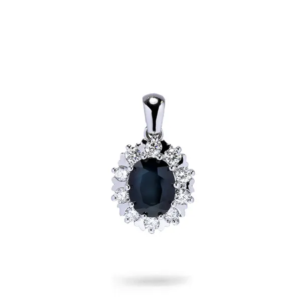 Blink-Blink Luxusný prívesok s diamantmi a Zafírom4256BZG