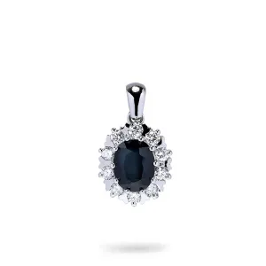 Blink-Blink Luxusný prívesok s diamantmi a Zafírom4256BZG