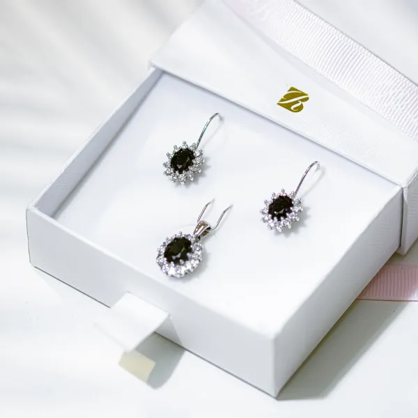 Blink-Blink Luxusný prívesok s diamantmi a Zafírom4256BZG