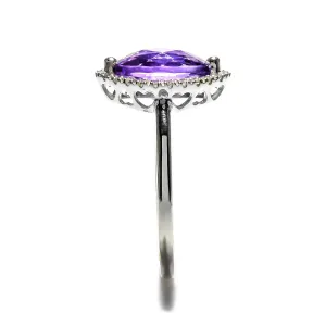 Blink-Blink Výnimočný diamantový prsteň s Ametystom2202BAmG