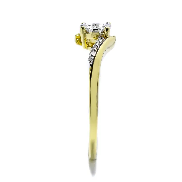 Blink-Blink Výnimočný diamantový prsteň zo žltého zlata 0.20 ct1552ZDG